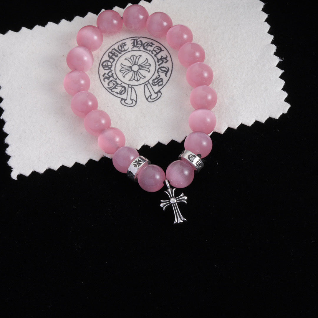 Chrome Hearts Cross Heart Bracelet