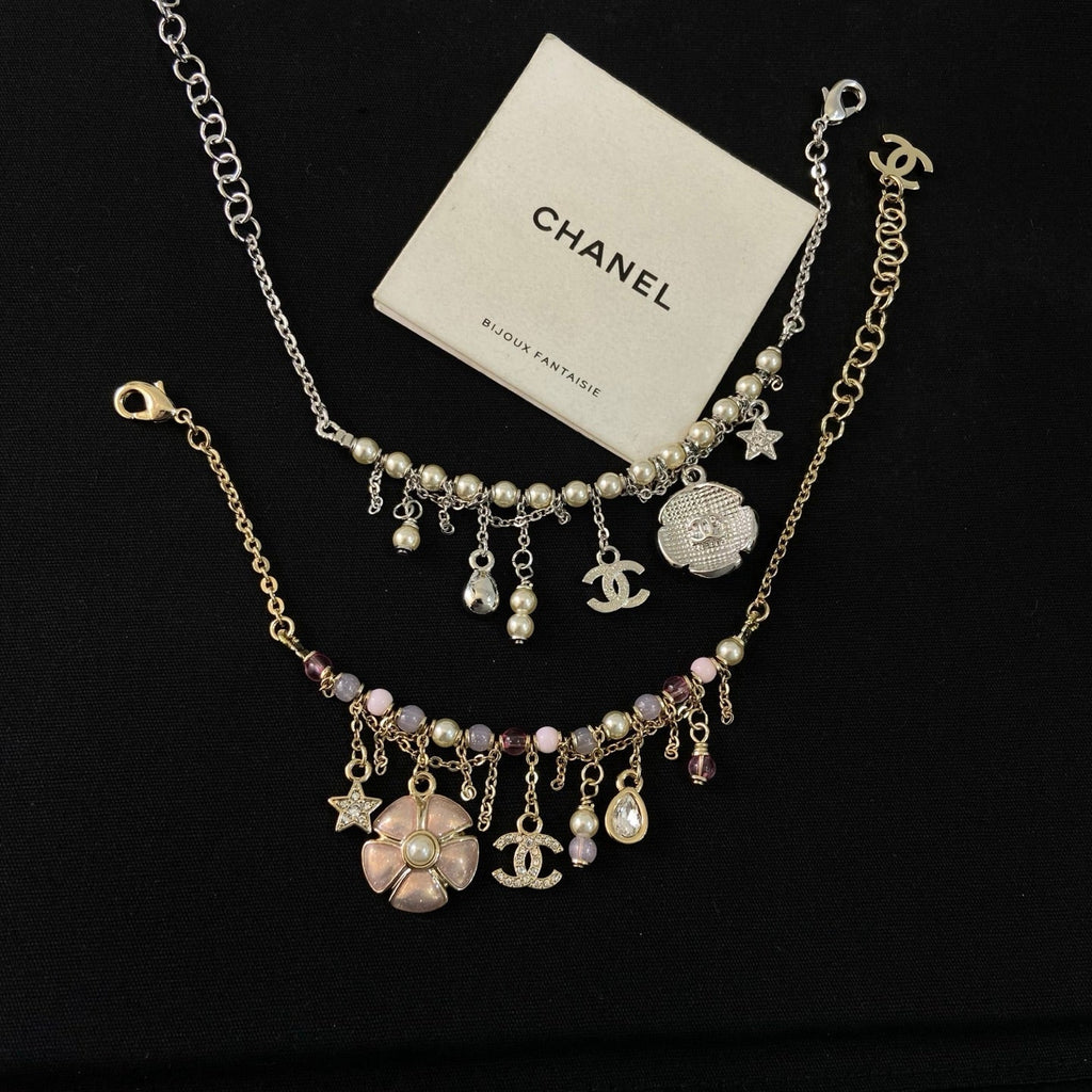 Chanel 26C Pearl Dangle Bracelet