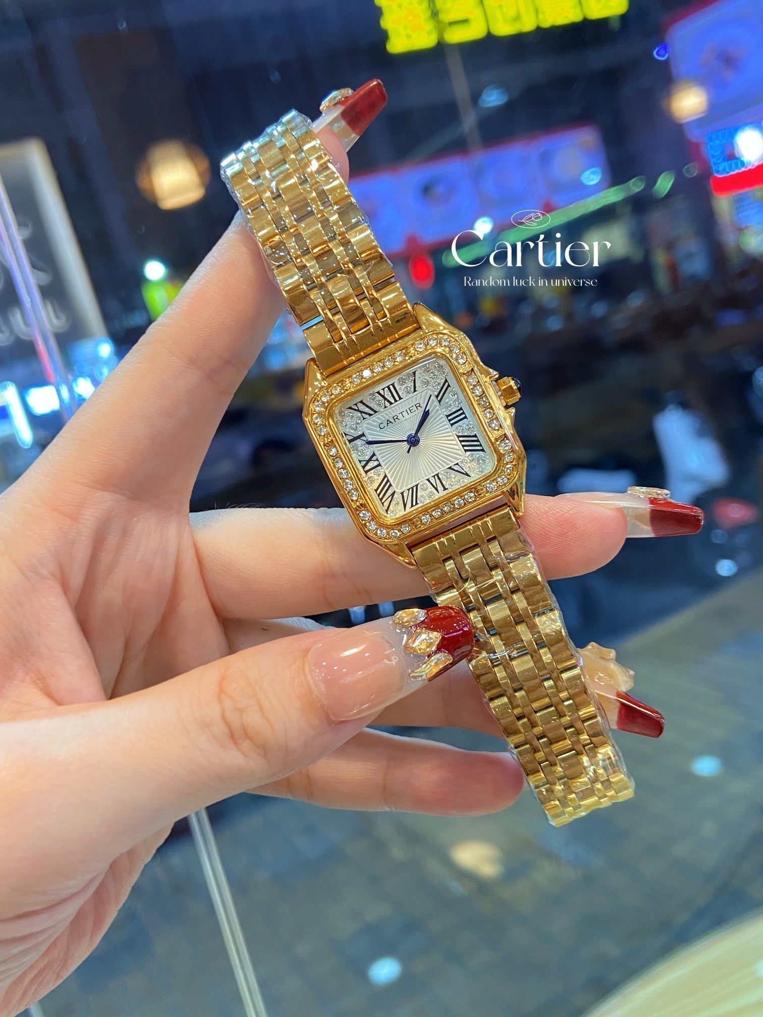 Cartier Panter Gold Watch